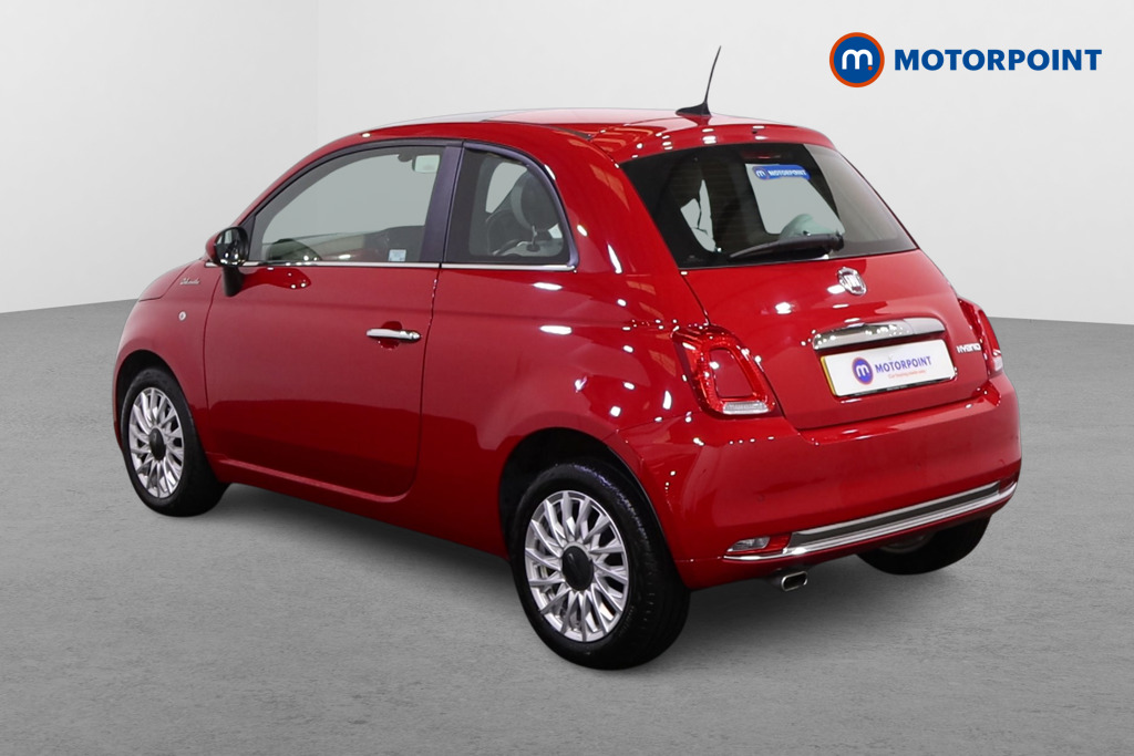 Fiat 500 Dolcevita Manual Petrol-Electric Hybrid Hatchback - Stock Number (1491122) - Passenger side rear corner