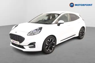 Ford Puma St-Line X Manual Petrol-Electric Hybrid SUV - Stock Number (1486873) - Passenger side front corner