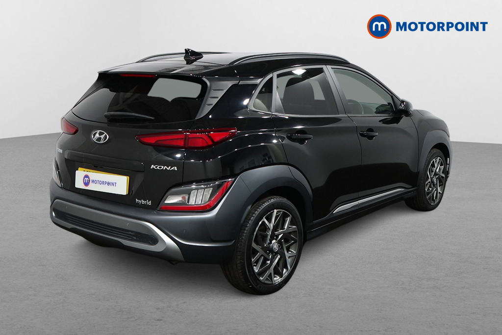 Hyundai Kona Premium Automatic Petrol-Electric Hybrid SUV - Stock Number (1489826) - Drivers side rear corner