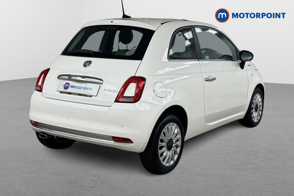 Fiat 500 Dolcevita Manual Petrol-Electric Hybrid Hatchback - Stock Number (1491084) - Drivers side rear corner