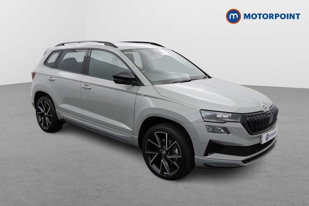 Skoda Karoq Sportline Automatic Petrol SUV - Stock Number (1493392) - Drivers side front corner