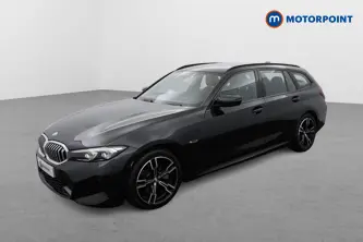 BMW 3 Series M Sport Automatic Petrol Plug-In Hybrid Estate - Stock Number (1481624) - Passenger side front corner