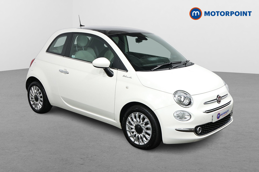 Fiat 500 Dolcevita Manual Petrol-Electric Hybrid Hatchback - Stock Number (1491127) - Drivers side front corner