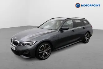 BMW 3 Series M Sport Automatic Petrol Plug-In Hybrid Estate - Stock Number (1484472) - Passenger side front corner