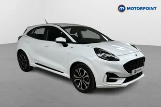 Ford Puma St-Line Manual Petrol-Electric Hybrid SUV - Stock Number (1492678) - Drivers side front corner