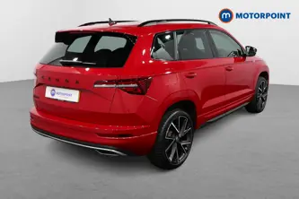 Skoda Karoq Sportline Automatic Petrol SUV - Stock Number (1491350) - Drivers side rear corner