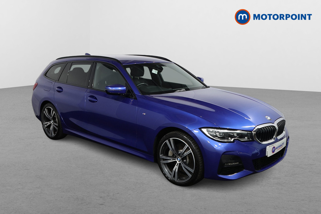 BMW 3 Series M Sport Automatic Petrol Plug-In Hybrid Estate - Stock Number (1487212) - Drivers side front corner