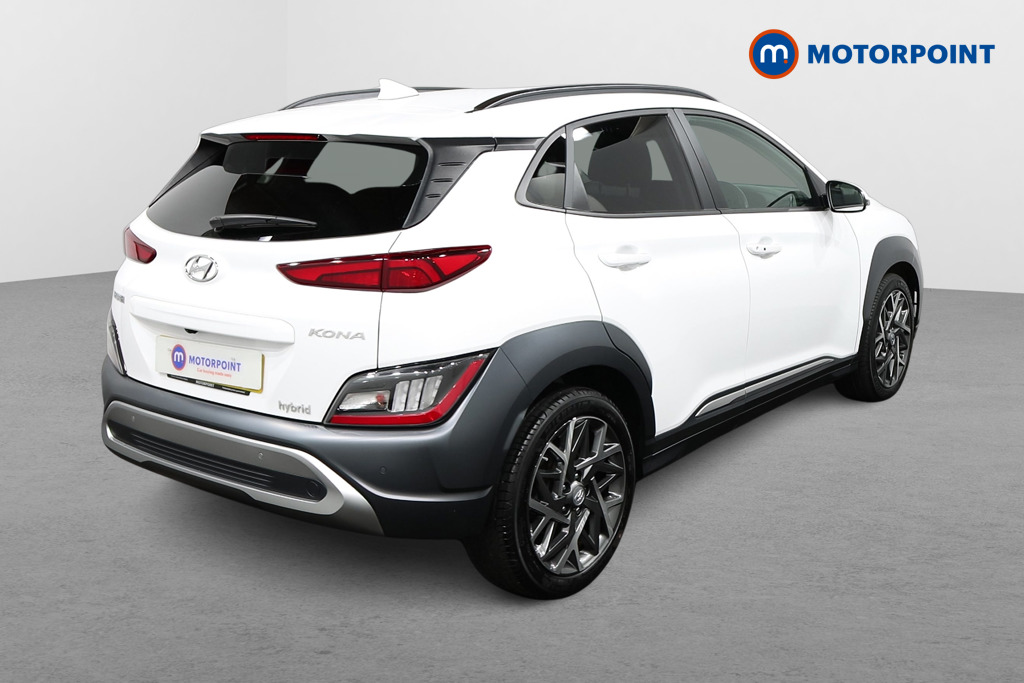 Hyundai Kona Premium Automatic Petrol-Electric Hybrid SUV - Stock Number (1492408) - Drivers side rear corner