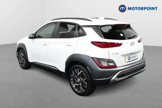 Hyundai Kona Premium Automatic Petrol-Electric Hybrid SUV - Stock Number (1492408) - Passenger side rear corner