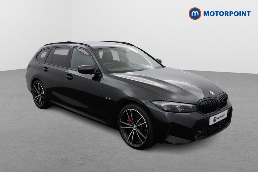 BMW 3 Series M Sport Automatic Petrol Plug-In Hybrid Estate - Stock Number (1487399) - Drivers side front corner