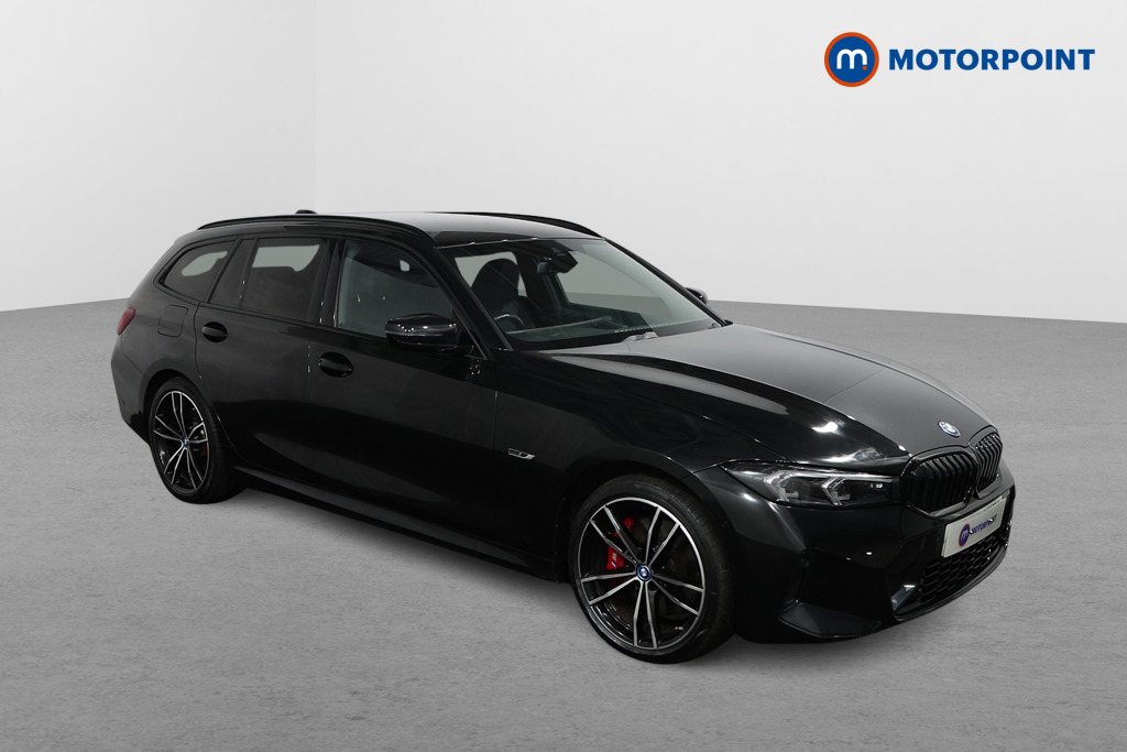 BMW 3 Series M Sport Automatic Petrol Plug-In Hybrid Estate - Stock Number (1488522) - Drivers side front corner