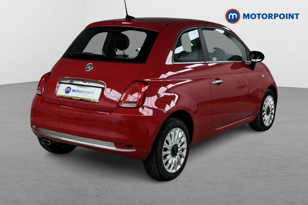 Fiat 500 Dolcevita Manual Petrol-Electric Hybrid Hatchback - Stock Number (1491099) - Drivers side rear corner