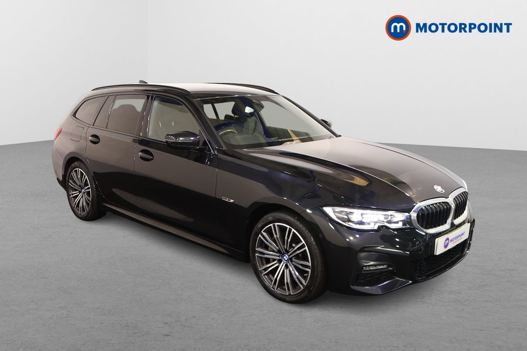 BMW 3 Series M Sport Automatic Petrol Plug-In Hybrid Estate - Stock Number (1493420) - Drivers side front corner