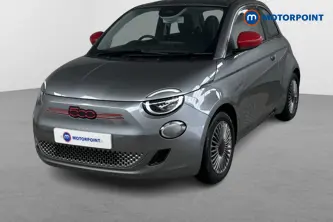 Fiat 500 RED Automatic Electric Hatchback - Stock Number (1481124) - Passenger side front corner