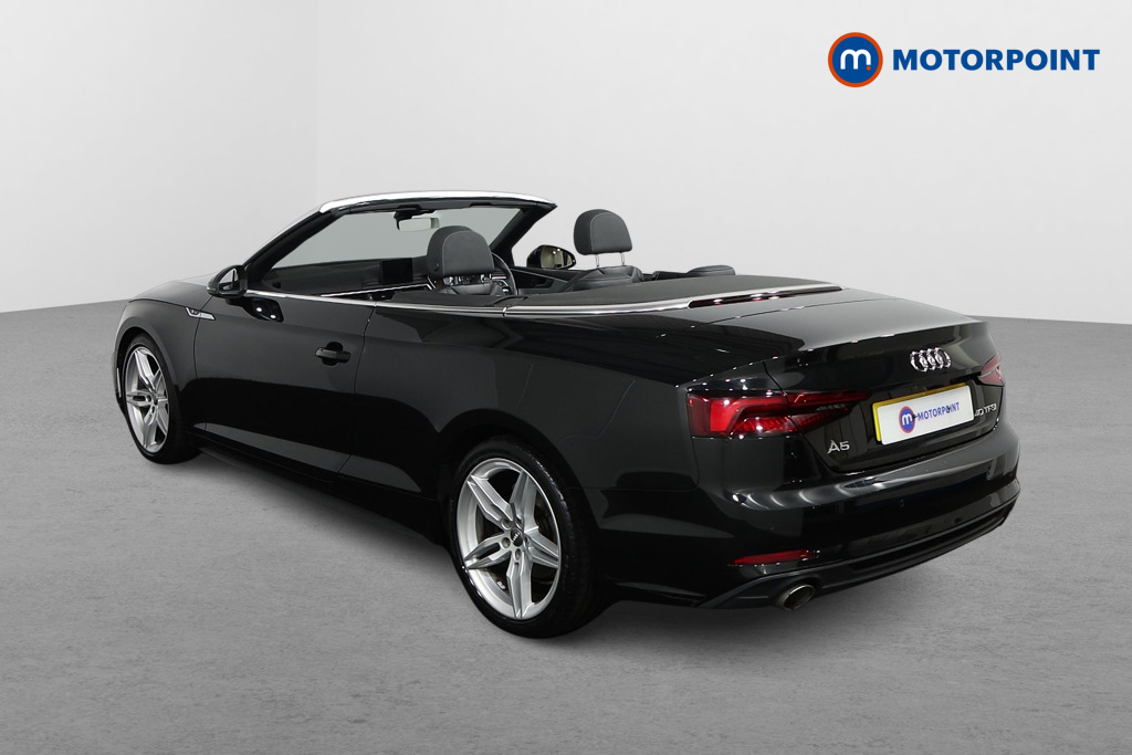 Audi A5 S Line Automatic Petrol Convertible - Stock Number (1488890) - Passenger side rear corner