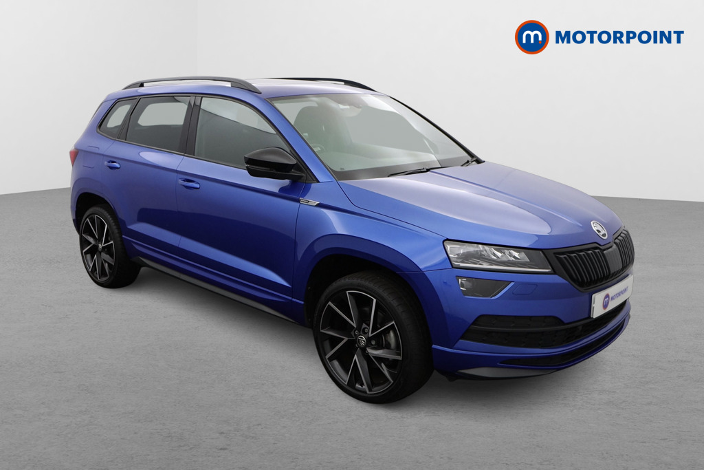 Skoda Karoq Sport Line Automatic Petrol SUV - Stock Number (1492481) - Drivers side front corner