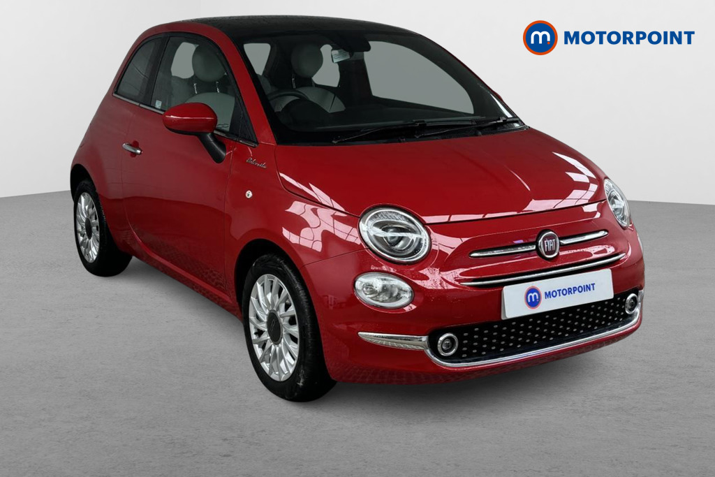 Fiat 500 Dolcevita Manual Petrol-Electric Hybrid Hatchback - Stock Number (1494634) - Drivers side front corner