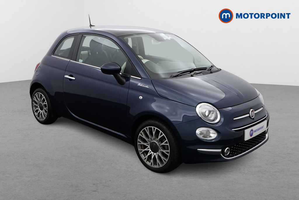 Fiat 500 Dolcevita Plus Manual Petrol-Electric Hybrid Hatchback - Stock Number (1491455) - Drivers side front corner