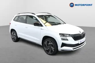 Skoda Karoq Sportline Automatic Petrol SUV - Stock Number (1492011) - Drivers side front corner