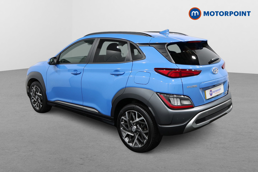 Hyundai Kona Premium Automatic Petrol-Electric Hybrid SUV - Stock Number (1492420) - Passenger side rear corner