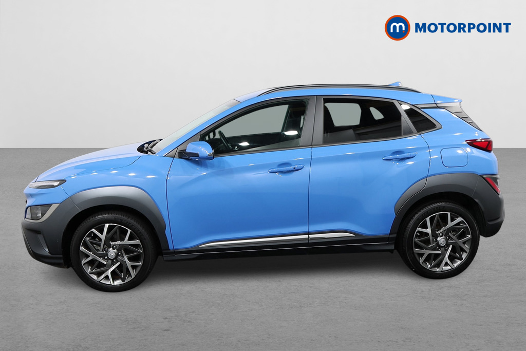 Hyundai Kona Premium Automatic Petrol-Electric Hybrid SUV - Stock Number (1492420) - Passenger side