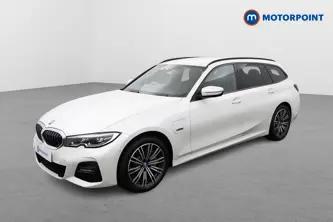 BMW 3 Series M Sport Automatic Petrol Plug-In Hybrid Estate - Stock Number (1493273) - Passenger side front corner