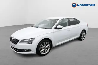 Skoda Superb Se L Executive Automatic Petrol Hatchback - Stock Number (1493469) - Passenger side front corner