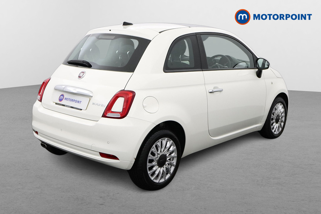 Fiat 500 Lounge Manual Petrol-Electric Hybrid Hatchback - Stock Number (1495544) - Drivers side rear corner