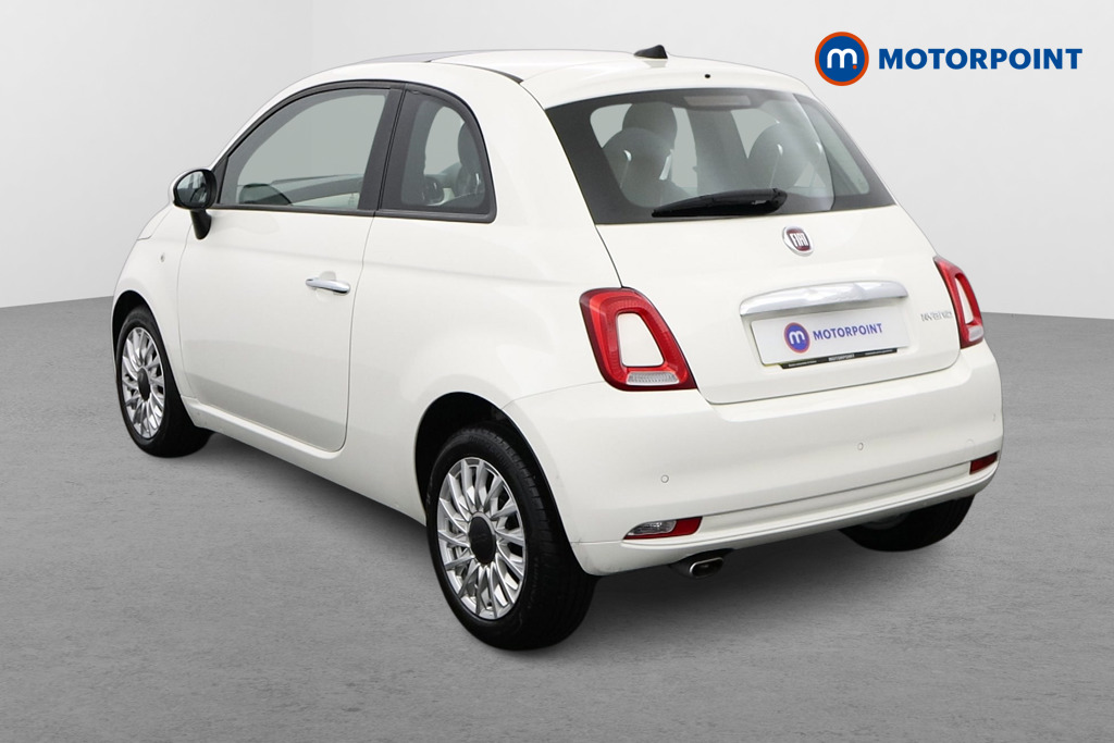 Fiat 500 Lounge Manual Petrol-Electric Hybrid Hatchback - Stock Number (1495544) - Passenger side rear corner