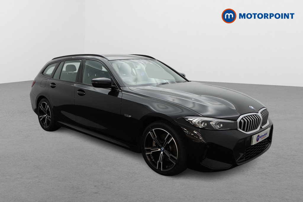 BMW 3 Series M Sport Automatic Petrol Plug-In Hybrid Estate - Stock Number (1494579) - Drivers side front corner