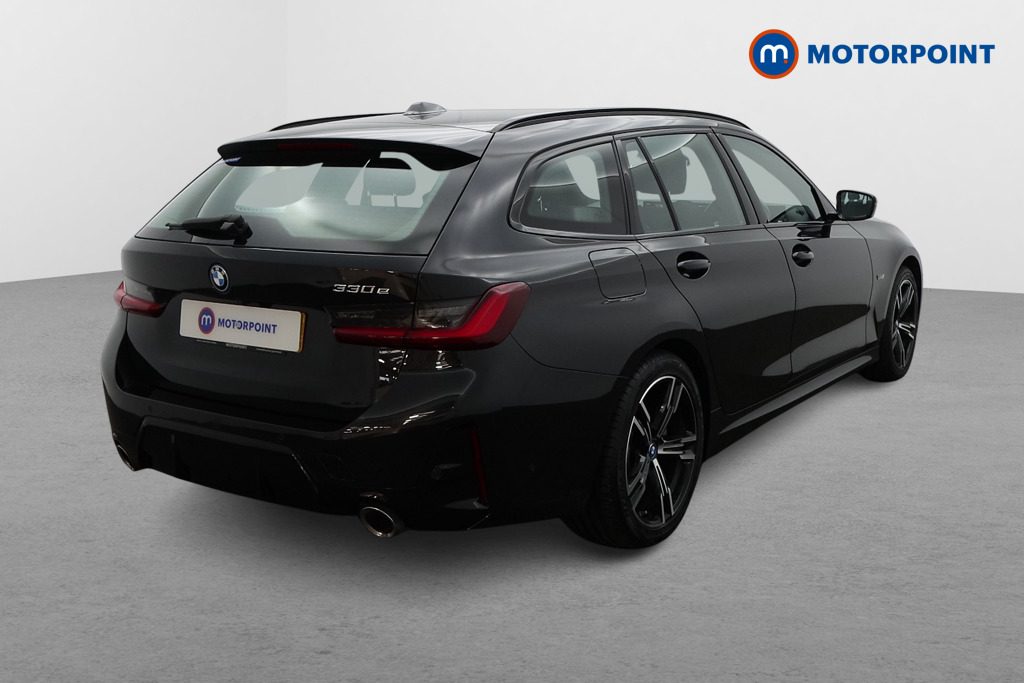 BMW 3 Series M Sport Automatic Petrol Plug-In Hybrid Estate - Stock Number (1494579) - Drivers side rear corner