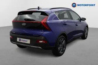 Hyundai Bayon Premium Manual Petrol-Electric Hybrid SUV - Stock Number (1489482) - Drivers side rear corner