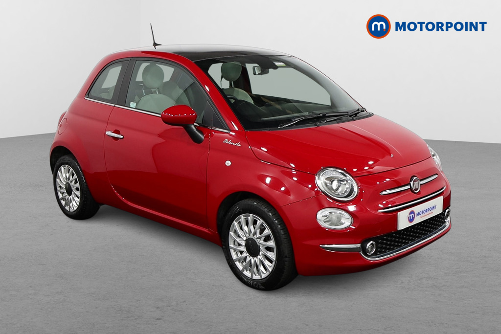 Fiat 500 Dolcevita Manual Petrol-Electric Hybrid Hatchback - Stock Number (1494631) - Drivers side front corner