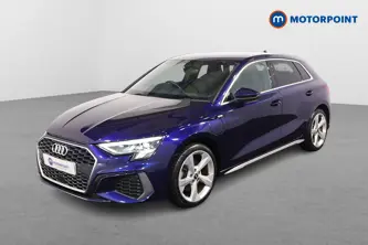 Audi A3 S Line Automatic Petrol Plug-In Hybrid Hatchback - Stock Number (1495080) - Passenger side front corner