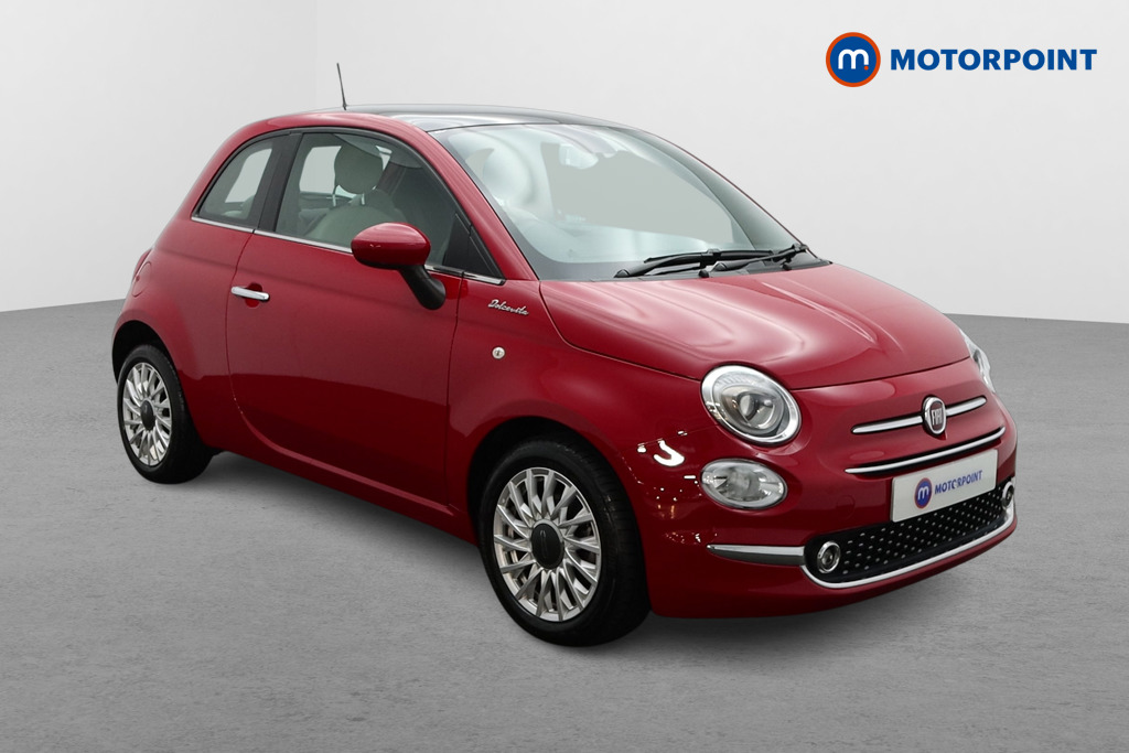 Fiat 500 Dolcevita Manual Petrol-Electric Hybrid Hatchback - Stock Number (1491124) - Drivers side front corner