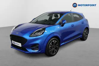 Ford Puma St-Line Automatic Petrol-Electric Hybrid SUV - Stock Number (1493348) - Passenger side front corner