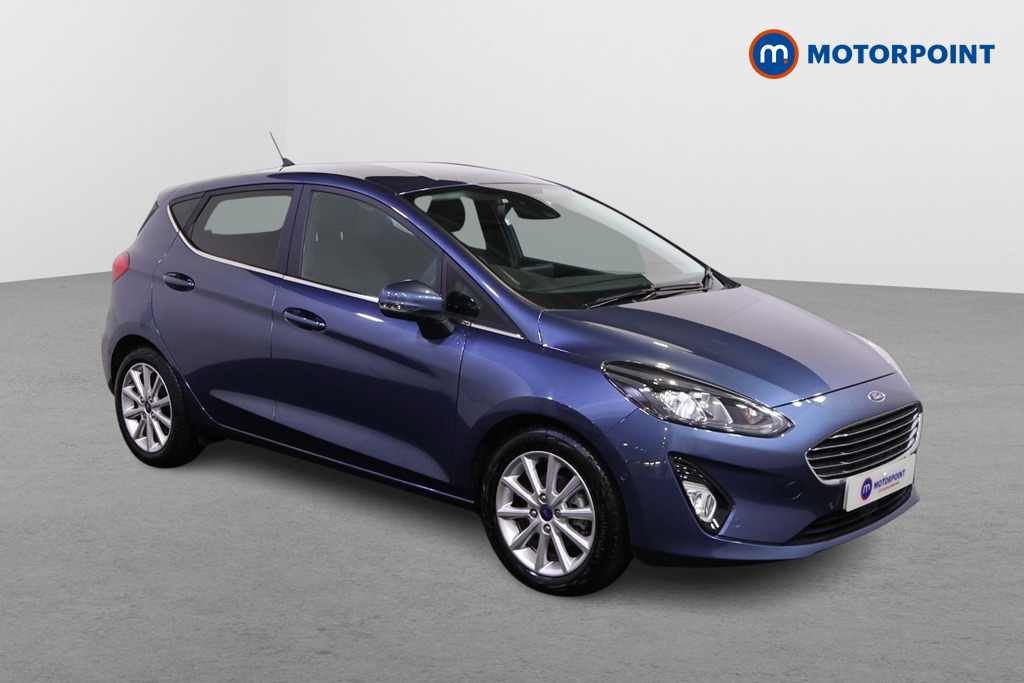 Ford Fiesta Titanium Automatic Petrol-Electric Hybrid Hatchback - Stock Number (1495002) - Drivers side front corner