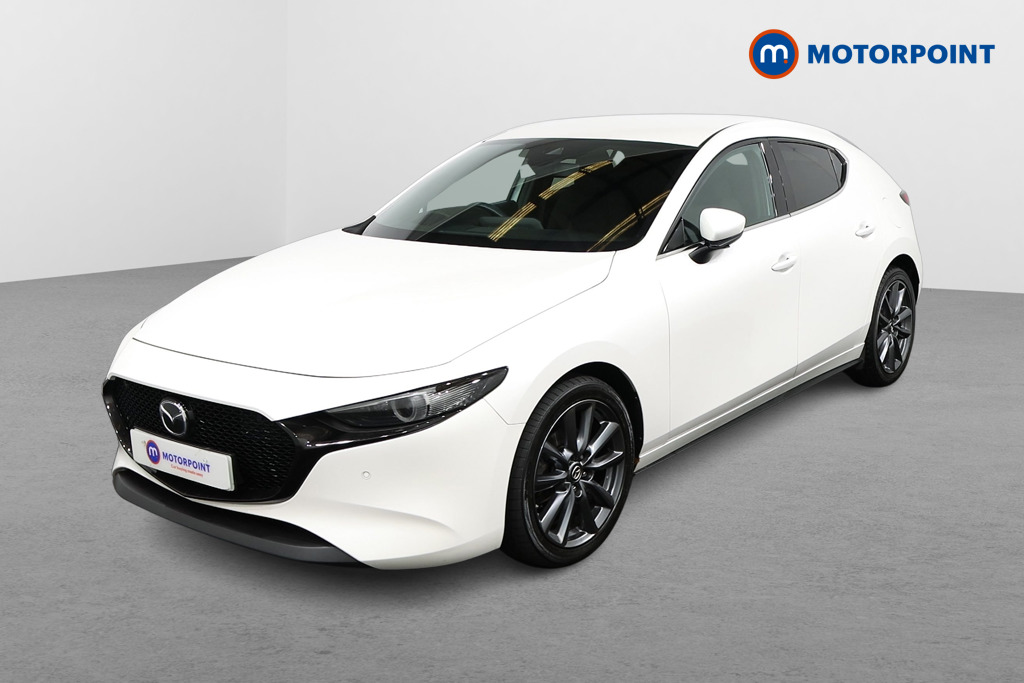 Mazda 3 Sport Lux Manual Petrol-Electric Hybrid Hatchback - Stock Number (1495536) - Passenger side front corner