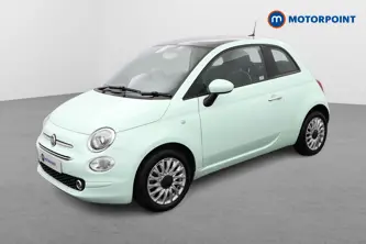 Fiat 500 Lounge Manual Petrol-Electric Hybrid Hatchback - Stock Number (1495545) - Passenger side front corner