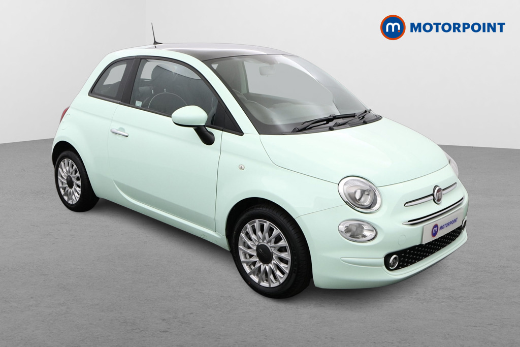 Fiat 500 Lounge Manual Petrol-Electric Hybrid Hatchback - Stock Number (1495545) - Drivers side front corner