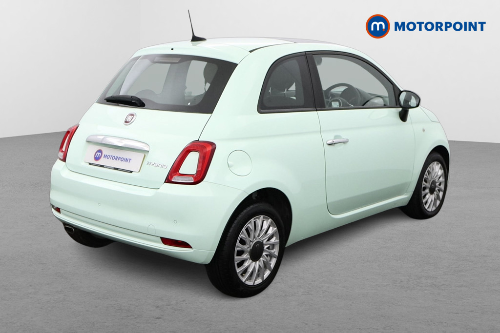 Fiat 500 Lounge Manual Petrol-Electric Hybrid Hatchback - Stock Number (1495545) - Drivers side rear corner