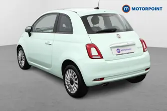 Fiat 500 Lounge Manual Petrol-Electric Hybrid Hatchback - Stock Number (1495545) - Passenger side rear corner