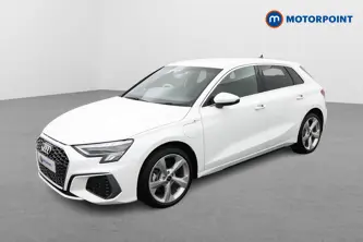 Audi A3 S Line Automatic Petrol Plug-In Hybrid Hatchback - Stock Number (1496223) - Passenger side front corner