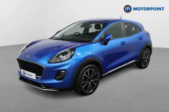 Ford Puma Titanium Manual Petrol-Electric Hybrid SUV - Stock Number (1489289) - Passenger side front corner