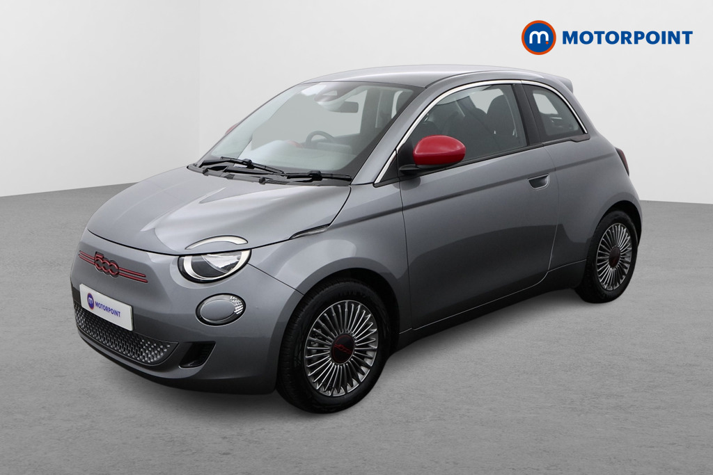 Fiat 500 RED Automatic Electric Hatchback - Stock Number (1498157) - Passenger side front corner