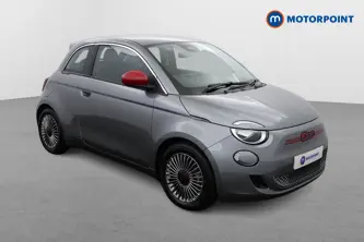 Fiat 500 RED Automatic Electric Hatchback - Stock Number (1498157) - Drivers side front corner