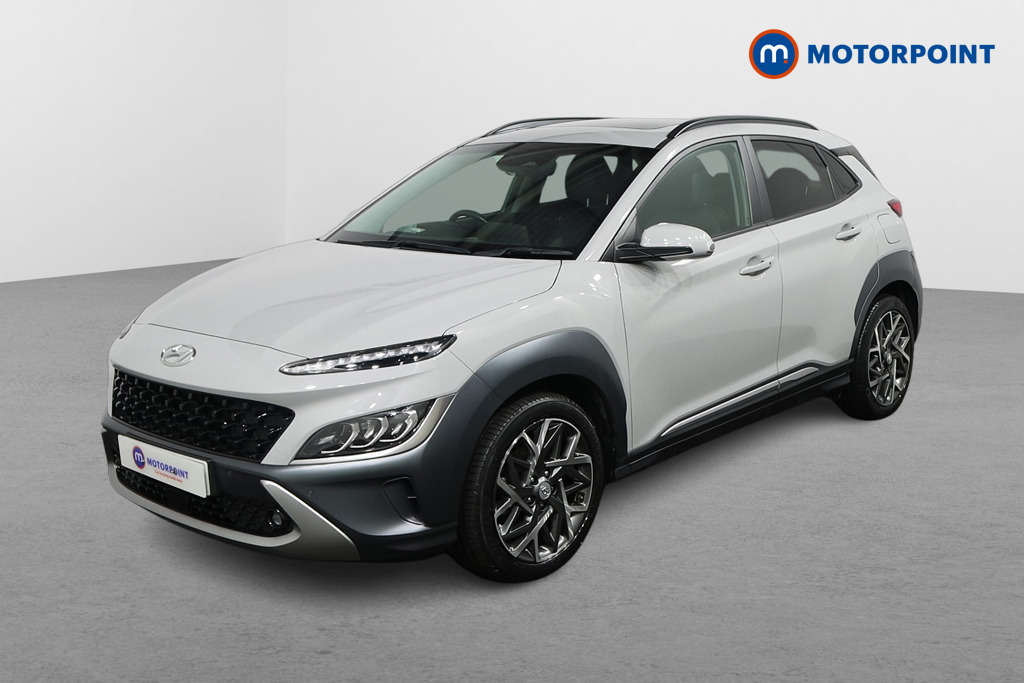 Hyundai Kona Ultimate Automatic Petrol-Electric Hybrid SUV - Stock Number (1497422) - Passenger side front corner