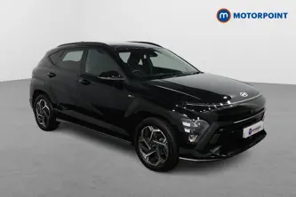 Hyundai Kona N Line Automatic Petrol-Electric Hybrid SUV - Stock Number (1496594) - Drivers side front corner