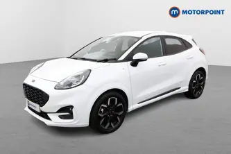 Ford Puma St-Line X Manual Petrol-Electric Hybrid SUV - Stock Number (1493166) - Passenger side front corner