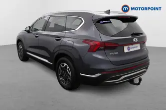 Hyundai Santa Fe Premium Automatic Petrol-Electric Hybrid SUV - Stock Number (1496218) - Passenger side rear corner